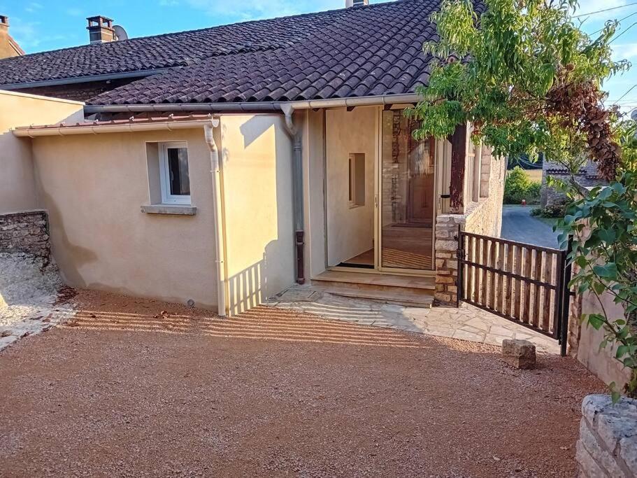 Petite Maison En Pierre Au Calme Avec Exterieur Montbellet Eksteriør bilde